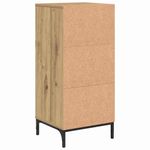 Casa si Gradina - Mobilier - Mobilier baie - Corpuri baie - Dulap de Baie stejar artizanal 39.5 x 36 x 88 cm Lemn compozit - Infinity.ro