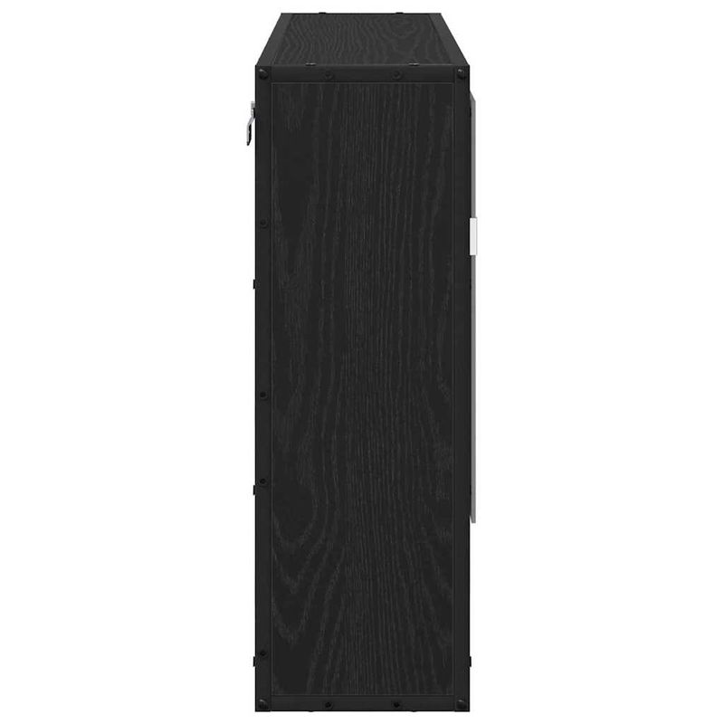 Casa si Gradina - Mobilier - Mobilier baie - Corpuri baie - Dulap cu oglinda pentru baie Stejar negru 65 x 20 x 60 cm - Infinity.ro