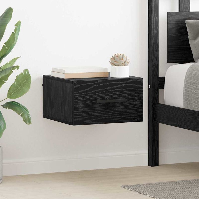 Casa si Gradina - Mobilier - Comode si corpuri - Noptiere - Noptiera Stejar negru 35 x 35 x 20 cm Lemn compozit - Infinity.ro