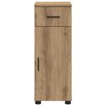 Casa si Gradina - Mobilier - Mobilier baie - Corpuri baie - Dulap de Baie stejar artizanal 30 x 35 x 80 cm Lemn compozit - Infinity.ro