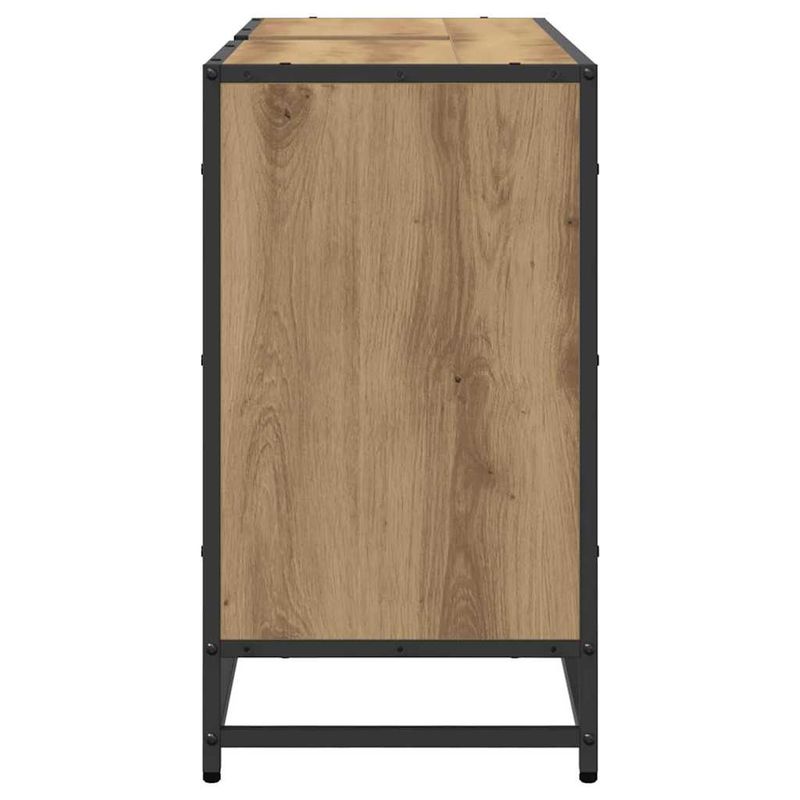Casa si Gradina - Mobilier - Mobilier baie - Comode baie - Dulap pentru Chiuveta de Baie stejar artizanal 90 x 33 x 60 cm - Infinity.ro