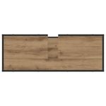 Casa si Gradina - Mobilier - Mobilier baie - Comode baie - Dulap pentru Chiuveta de Baie stejar artizanal 90 x 33 x 60 cm - Infinity.ro