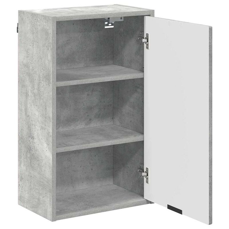 Casa si Gradina - Mobilier - Mobilier baie - Corpuri baie - Dulap de Baie cu usa Gri beton 39 x 23.5 x 65 cm Lemn compozit - Infinity.ro