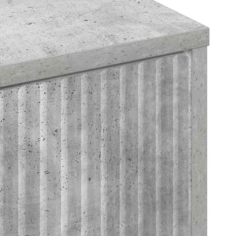 Casa si Gradina - Mobilier - Mobilier baie - Corpuri baie - Dulap de Baie cu usa Gri beton 39 x 23.5 x 65 cm Lemn compozit - Infinity.ro