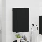 Casa si Gradina - Mobilier - Mobilier baie - Corpuri baie - Dulap de Baie Pe perete Negru 39 x 23.5 x 65 cm Lemn compozit - Infinity.ro