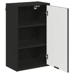 Casa si Gradina - Mobilier - Mobilier baie - Corpuri baie - Dulap de Baie Pe perete Negru 39 x 23.5 x 65 cm Lemn compozit - Infinity.ro