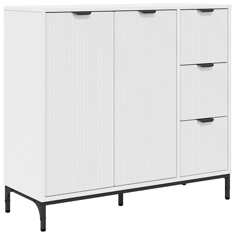 Casa si Gradina - Mobilier - Comode si corpuri - Comode - Bufet cu sertar Alb 89.5 x 33 x 82 cm Lemn compozit - Infinity.ro
