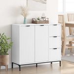 Casa si Gradina - Mobilier - Comode si corpuri - Comode - Bufet cu sertar Alb 89.5 x 33 x 82 cm Lemn compozit - Infinity.ro