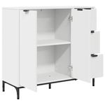 Casa si Gradina - Mobilier - Comode si corpuri - Comode - Bufet cu sertar Alb 89.5 x 33 x 82 cm Lemn compozit - Infinity.ro