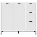 Casa si Gradina - Mobilier - Comode si corpuri - Comode - Bufet cu sertar Alb 89.5 x 33 x 82 cm Lemn compozit - Infinity.ro