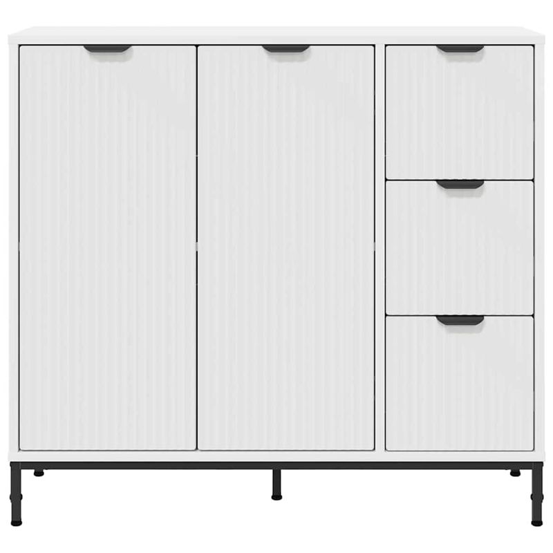 Casa si Gradina - Mobilier - Comode si corpuri - Comode - Bufet cu sertar Alb 89.5 x 33 x 82 cm Lemn compozit - Infinity.ro