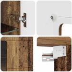 Casa si Gradina - Mobilier - Seturi de mobilier - Seturi living - Cabinet suspendat Lemn vechi 55 x 29 x 100 cm Lemn compozit - Infinity.ro