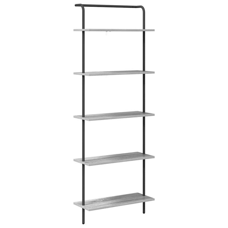 Casa si Gradina - Mobilier - Biblioteci si rafturi - Biblioteci - Raft pentru carti sonoma gri 60 x 24 x 168 cm Lemn compozit - Infinity.ro