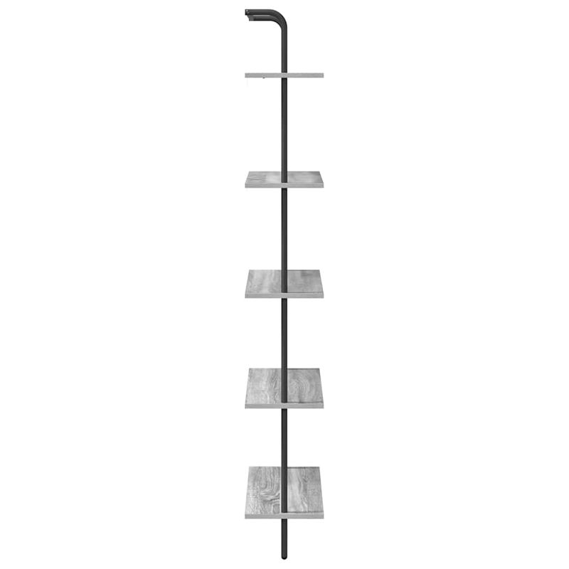 Casa si Gradina - Mobilier - Biblioteci si rafturi - Biblioteci - Raft pentru carti sonoma gri 60 x 24 x 168 cm Lemn compozit - Infinity.ro