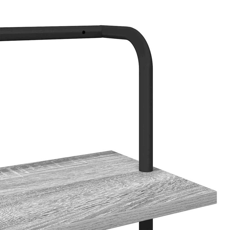 Casa si Gradina - Mobilier - Biblioteci si rafturi - Biblioteci - Raft pentru carti sonoma gri 60 x 24 x 168 cm Lemn compozit - Infinity.ro