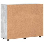 Casa si Gradina - Mobilier - Seturi de mobilier - Seturi living - Bufet cu raft cu usa Gri beton 55.5 x 29 x 100 cm Lemn compozit - Infinity.ro