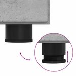 Casa si Gradina - Mobilier - Seturi de mobilier - Seturi living - Bufet cu raft cu usa Gri beton 55.5 x 29 x 100 cm Lemn compozit - Infinity.ro