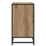 Casa si Gradina - Mobilier - Mobilier baie - Comode baie - Dulap pentru Chiuveta de Baie stejar artizanal 65 x 33 x 60 cm - Infinity.ro