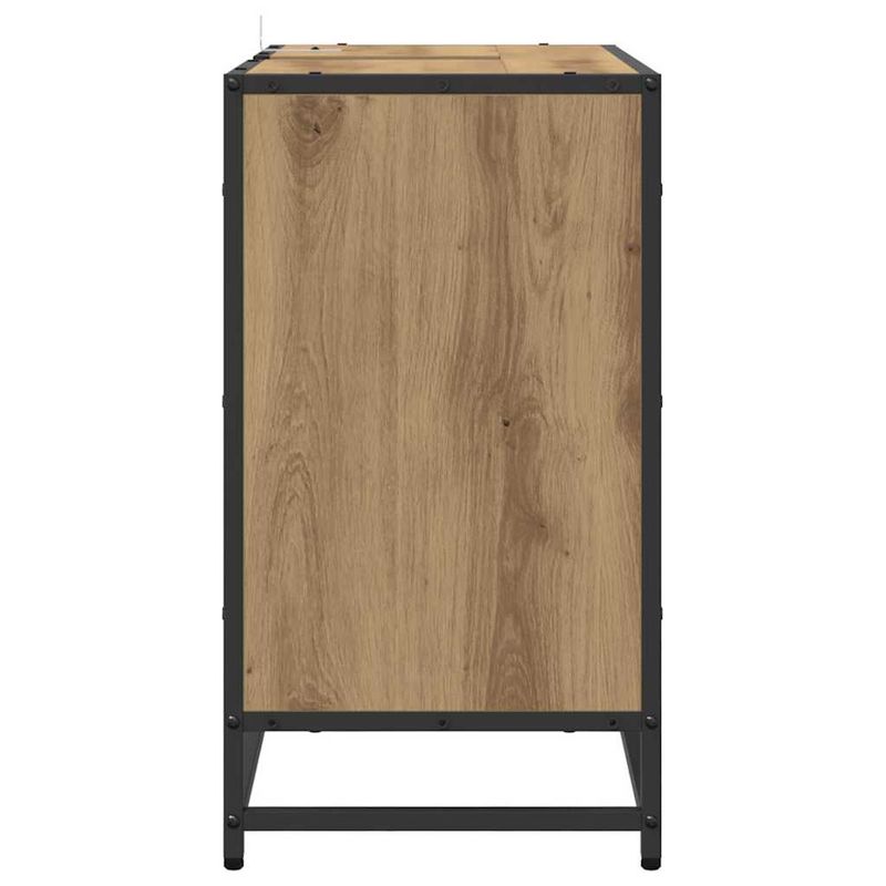 Casa si Gradina - Mobilier - Mobilier baie - Comode baie - Dulap pentru Chiuveta de Baie stejar artizanal 65 x 33 x 60 cm - Infinity.ro
