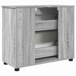 Casa si Gradina - Mobilier - Mobilier baie - Corpuri baie - Dulap de Baie sonoma gri 76.5 x 35 x 64 cm Lemn compozit - Infinity.ro