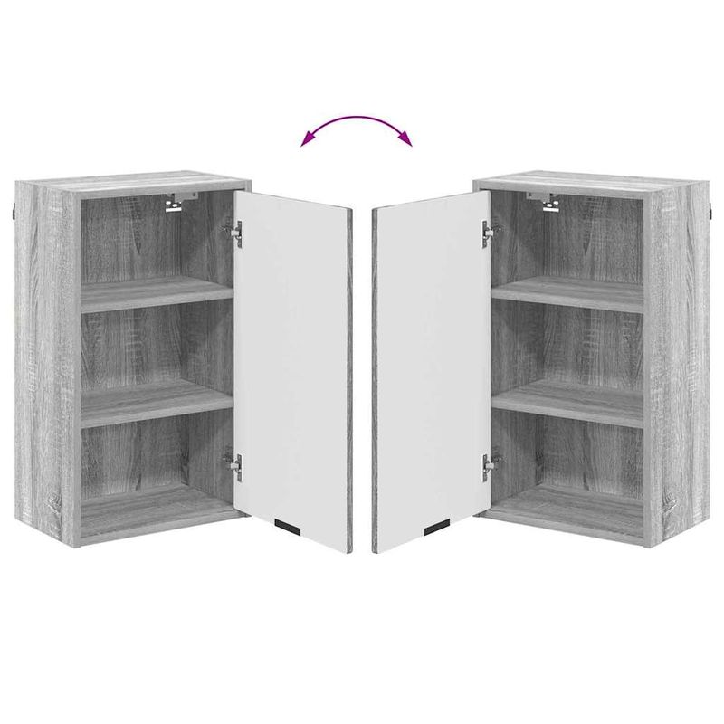 Casa si Gradina - Mobilier - Mobilier baie - Corpuri baie - Dulap de Baie cu usa sonoma gri 39 x 23.5 x 65 cm Lemn compozit - Infinity.ro