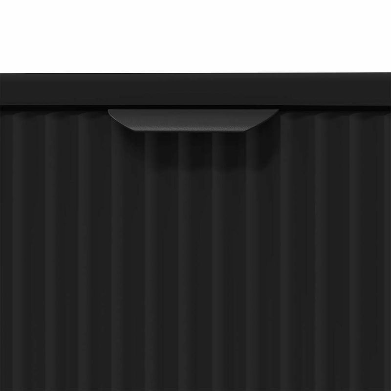Casa si Gradina - Mobilier - Mobilier baie - Comode baie - Comoda pentru Chiuveta de Baie cu usa Negru 60.5 x 33.5 x 61 cm - Infinity.ro