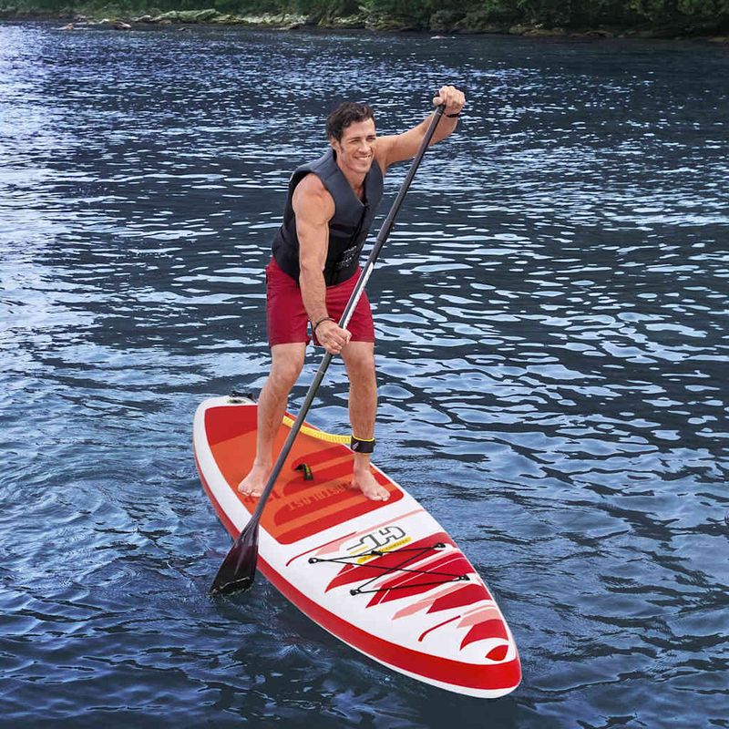 Sport si Outdoor - Sporturi acvatice - Sporturi pe placa - Surf - Bestway Set SUP Hydro-Force Fastblast Tech, 381x76x15 cm - Infinity.ro