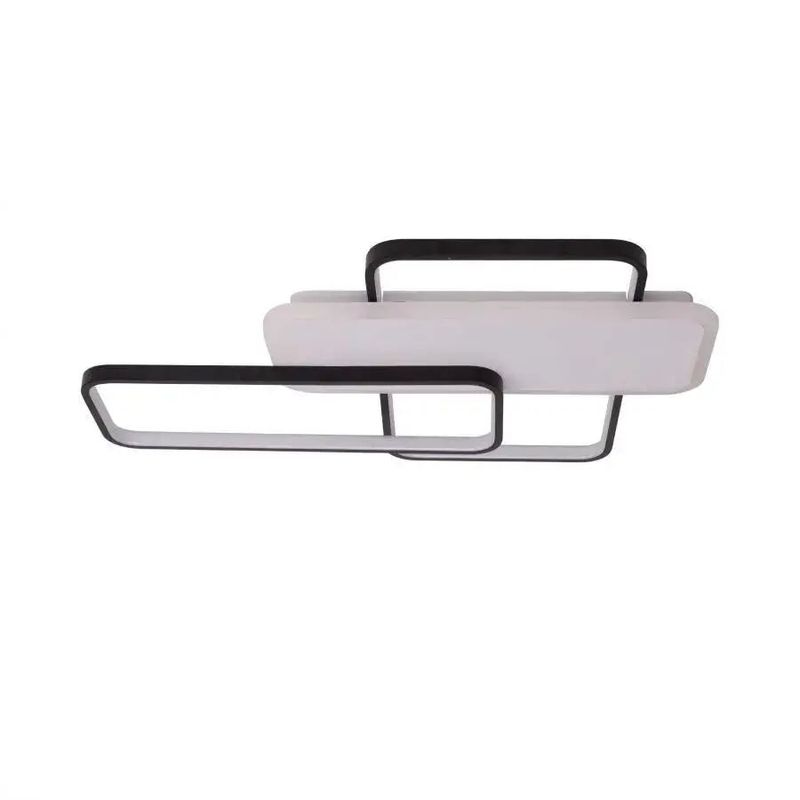 Casa si Gradina - Corpuri si surse de iluminat - Lustre si pendule - Lustra LED cu telecomanda CAROLINA , 75W, 3 Elemente, lumina Rece/Calda/Neutra, Dimabila, Negru - Infinity.ro