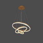 Casa si Gradina - Corpuri si surse de iluminat - Lustre si pendule - Lustra LED cu Telecomanda Elizabeth 152W Dimabila Auriu - Infinity.ro
