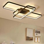 Casa si Gradina - Corpuri si surse de iluminat - Lustre si pendule - Lustra LED cu telecomanda AXIS, 96W, 3 Elemente,, lumina Rece/Calda/Neutra, Dimabila, Negru - Infinity.ro