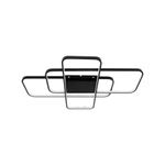 Casa si Gradina - Corpuri si surse de iluminat - Lustre si pendule - Lustra LED cu telecomanda AXIS, 96W, 3 Elemente,, lumina Rece/Calda/Neutra, Dimabila, Negru - Infinity.ro