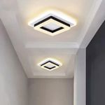 Casa si Gradina - Corpuri si surse de iluminat - Lustre si pendule - Lustra LED MODERNA 29W, Lungime 20 cm, Patrata, lumina Rece/Calda/Neutra, Negru - Infinity.ro