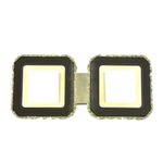 Casa si Gradina - Corpuri si surse de iluminat - Lustre si pendule - Lustra LED cu telecomanda si cristal QUADRIS, 24W, 2 Patrate, lumina Rece/Calda/Neutra, Dimabila, Alb - Infinity.ro