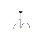 Casa si Gradina - Corpuri si surse de iluminat - Lustre si pendule - Lustra cu Abajur, Torino, 4xE14, Negru, Metal - Infinity.ro