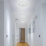 Casa si Gradina - Corpuri si surse de iluminat - Lustre si pendule - Lustra LED HEATH STEA, 30W, Diametru 20cm, lumina Neutra, Alb - Infinity.ro