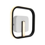 Casa si Gradina - Corpuri si surse de iluminat - Lustre si pendule - Lustra LED VICTORIA, 16W, lumina Rece/Calda/Neutra, Negru si Alb - Infinity.ro