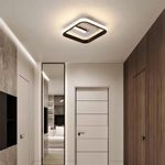 Casa si Gradina - Corpuri si surse de iluminat - Lustre si pendule - Lustra LED VICTORIA, 16W, lumina Rece/Calda/Neutra, Negru si Alb - Infinity.ro