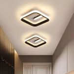 Casa si Gradina - Corpuri si surse de iluminat - Lustre si pendule - Lustra LED VICTORIA, 16W, lumina Rece/Calda/Neutra, Negru si Alb - Infinity.ro