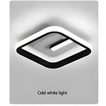 Casa si Gradina - Corpuri si surse de iluminat - Lustre si pendule - Lustra LED VICTORIA, 16W, lumina Rece/Calda/Neutra, Negru si Alb - Infinity.ro