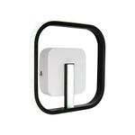 Casa si Gradina - Corpuri si surse de iluminat - Lustre si pendule - Lustra LED VICTORIA, 16W, lumina Rece/Calda/Neutra, Negru si Alb - Infinity.ro
