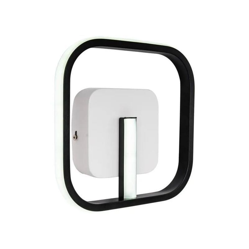 Casa si Gradina - Corpuri si surse de iluminat - Lustre si pendule - Lustra LED VICTORIA, 16W, lumina Rece/Calda/Neutra, Negru si Alb - Infinity.ro