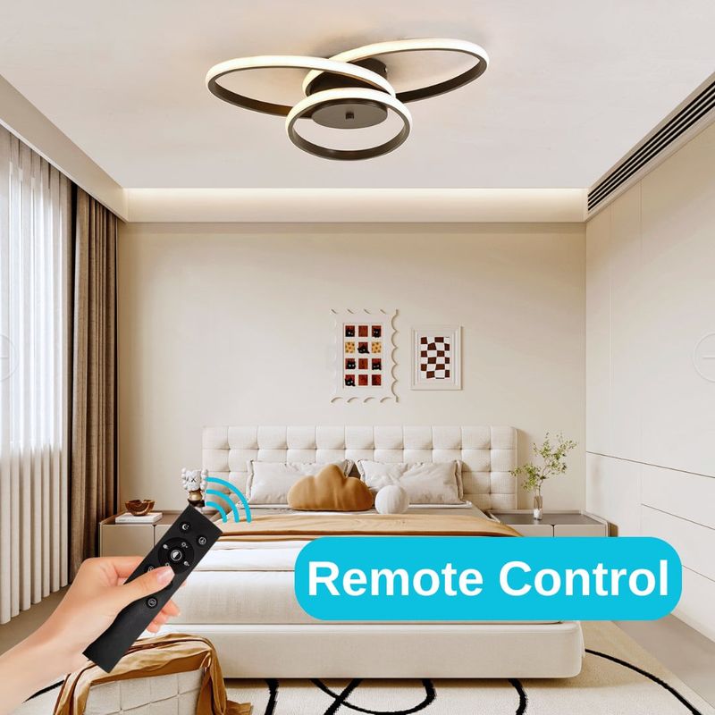 Casa si Gradina - Corpuri si surse de iluminat - Lustre si pendule - Lustra LED cu telecomanda ECATERINA 59W - Infinity.ro