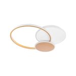 Casa si Gradina - Corpuri si surse de iluminat - Lustre si pendule - Lustra LED Cetus cu Telecomanda, 120W, Auriu, Acril, Dimabila - Infinity.ro