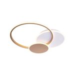 Casa si Gradina - Corpuri si surse de iluminat - Lustre si pendule - Lustra LED Cetus cu Telecomanda, 120W, Auriu, Acril, Dimabila - Infinity.ro