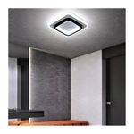 Casa si Gradina - Corpuri si surse de iluminat - Lustre si pendule - Lustra LED Khai 20W Alb Negru - Infinity.ro