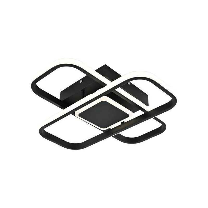 Casa si Gradina - Corpuri si surse de iluminat - Lustre si pendule - Lustra LED cu telecomanda ANICA, 120W, 2 Elemente, lumina Rece/Calda/Neutra, Dimabila, Alb - Infinity.ro