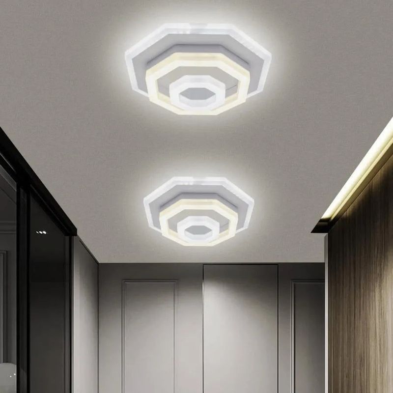 Casa si Gradina - Corpuri si surse de iluminat - Lustre si pendule - Lustra LED Adeline 24W Alb - Infinity.ro