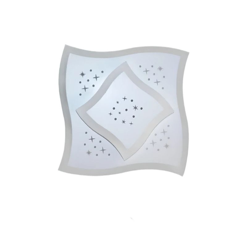 Casa si Gradina - Corpuri si surse de iluminat - Lustre si pendule - Lustra LED MANDI, 20W, lumina Rece, Alb - Infinity.ro