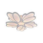 Casa si Gradina - Corpuri si surse de iluminat - Lustre si pendule - Lustra LED cu telecomanda TULIP, 73W, 5 Petale, lumina Rece/Calda/Neutra, Dimabila, Alb - Infinity.ro