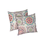 Casa si Gradina - Textile si covoare - Perne si pilote - Perne - Set 2 perne Kantha, microfibra matlasata Alcam, 70x70 cm - Infinity.ro